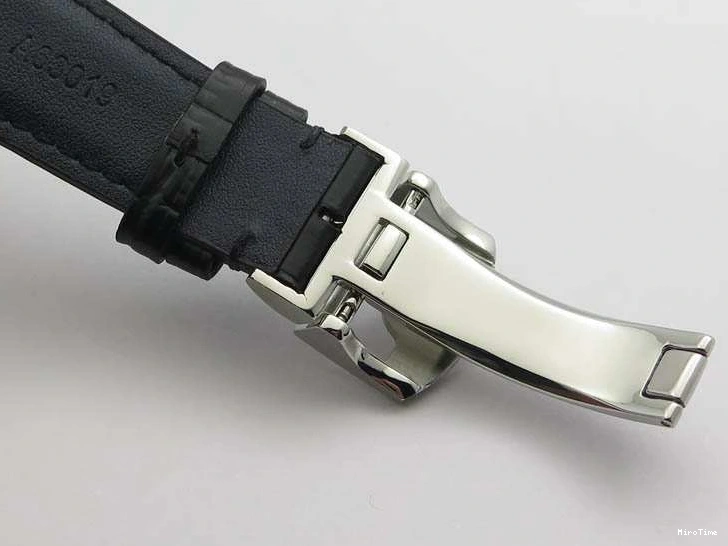 MIROTIME 0328 Portuguese Real PR Real Annual Calendar IW5035 YLF 1:1 Best Edition Black Dial On Leather Strap A Soft 7240